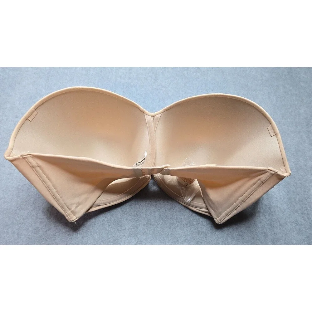 Maidenform Strapless Bra Strapless Bra 38DDD Nude Beige Convertible‎ Formal Prom